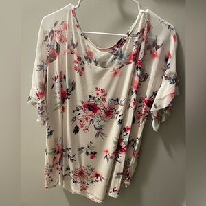 French Laundry floral tee 3X